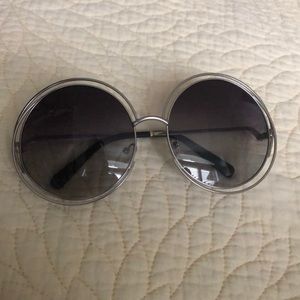 oversized retro sunglasses